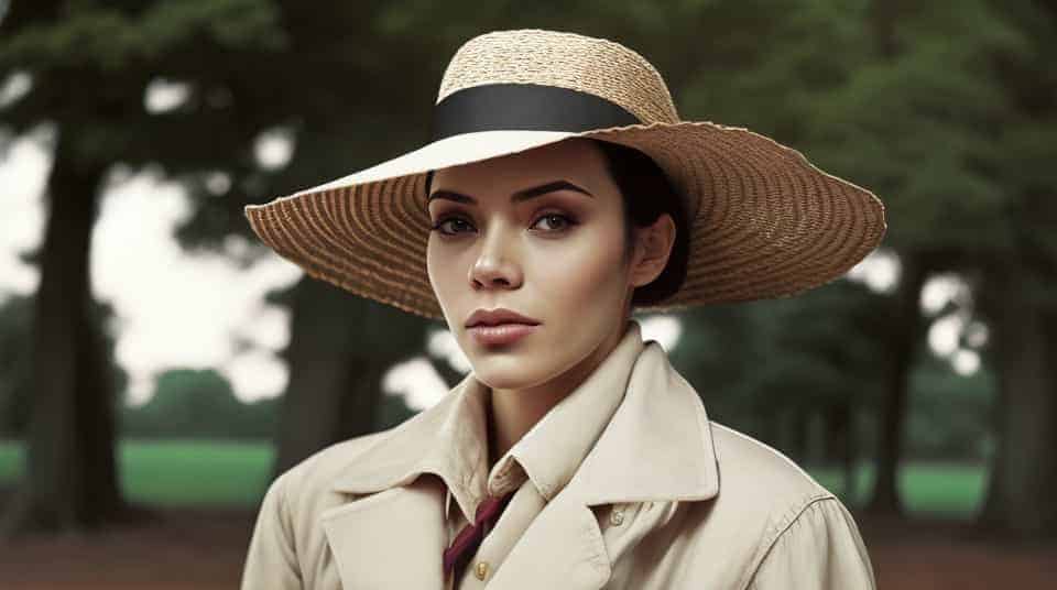 how to wear a wide brim hat with short hair
