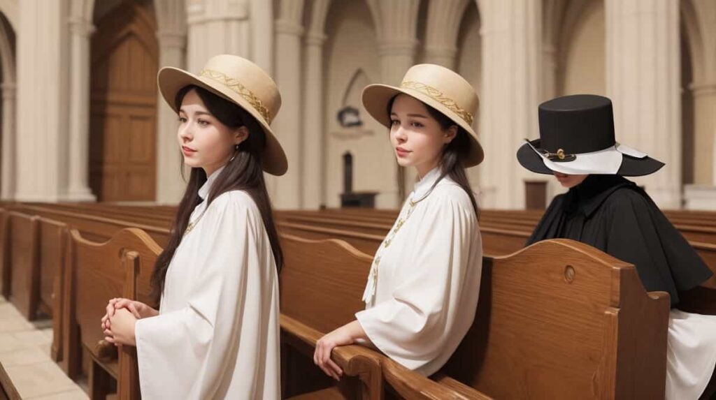 hat in church