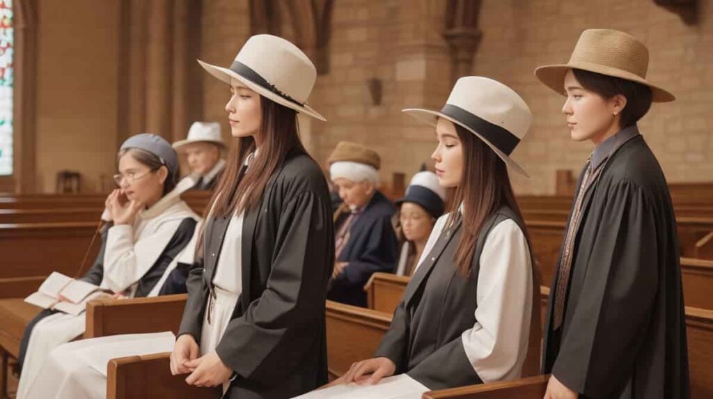 is it disrespectful to wear a hat in church